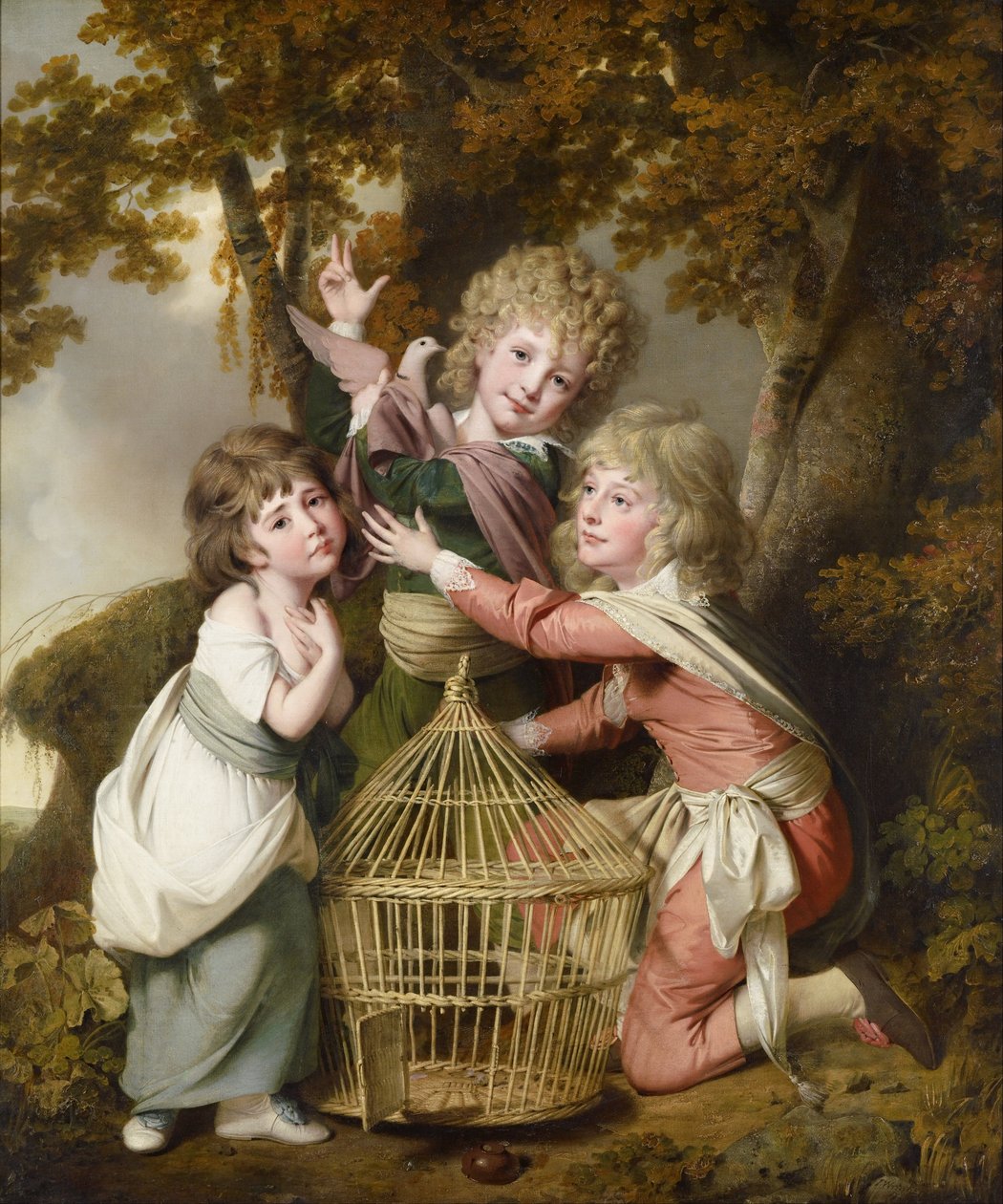 Sinnot çocukları by Joseph Wright of Derby