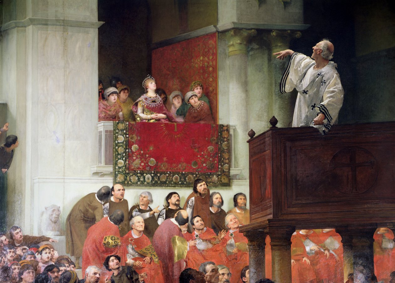 Aziz John Chrystostomos (c.347-407) İmparatoriçe Eudoxia