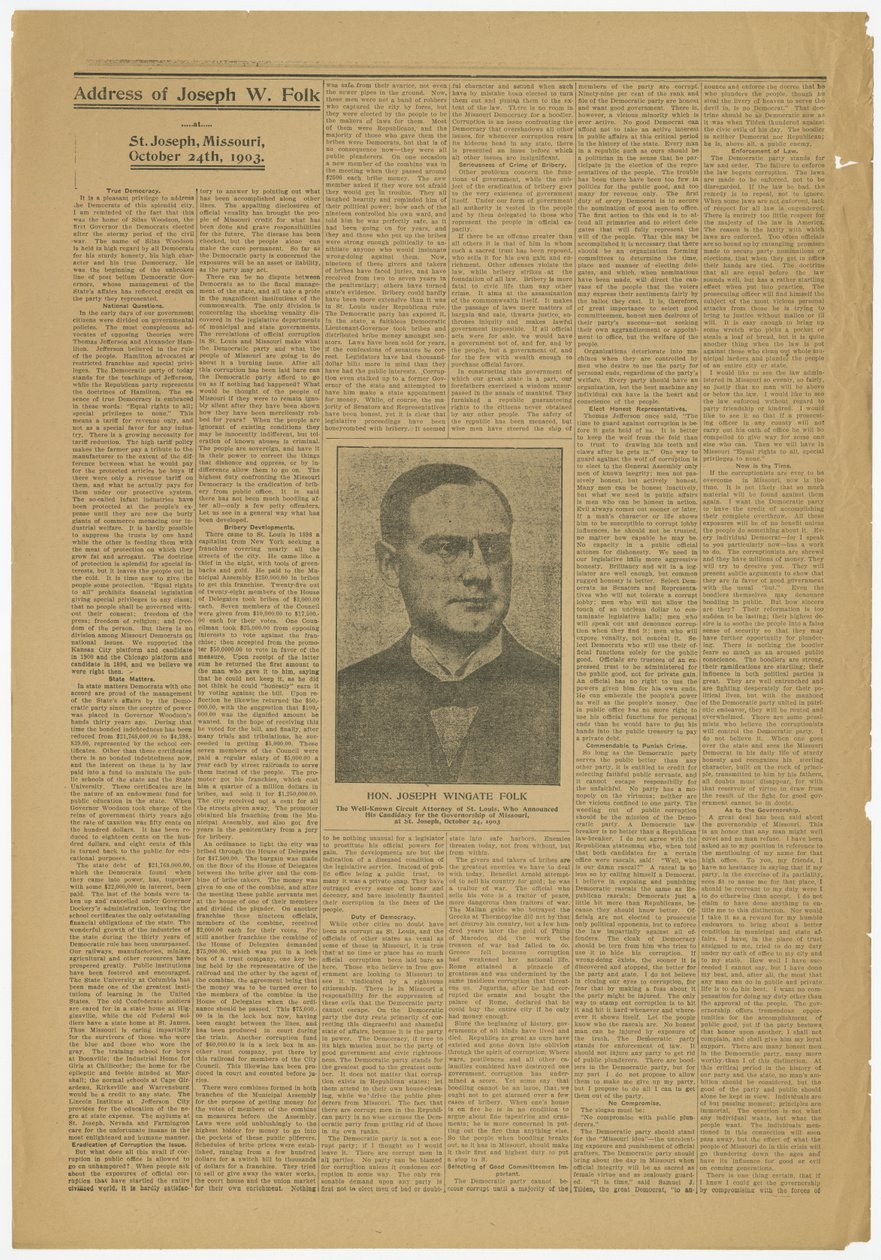 Joseph W. Folk
