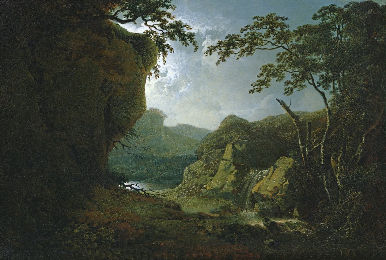 ಮೂನ್‌ಲೈಟ್ ಟರ್ಕ್‌ನಿಂದ ಡೋವೆಡೇಲ್ by Joseph Wright of Derby