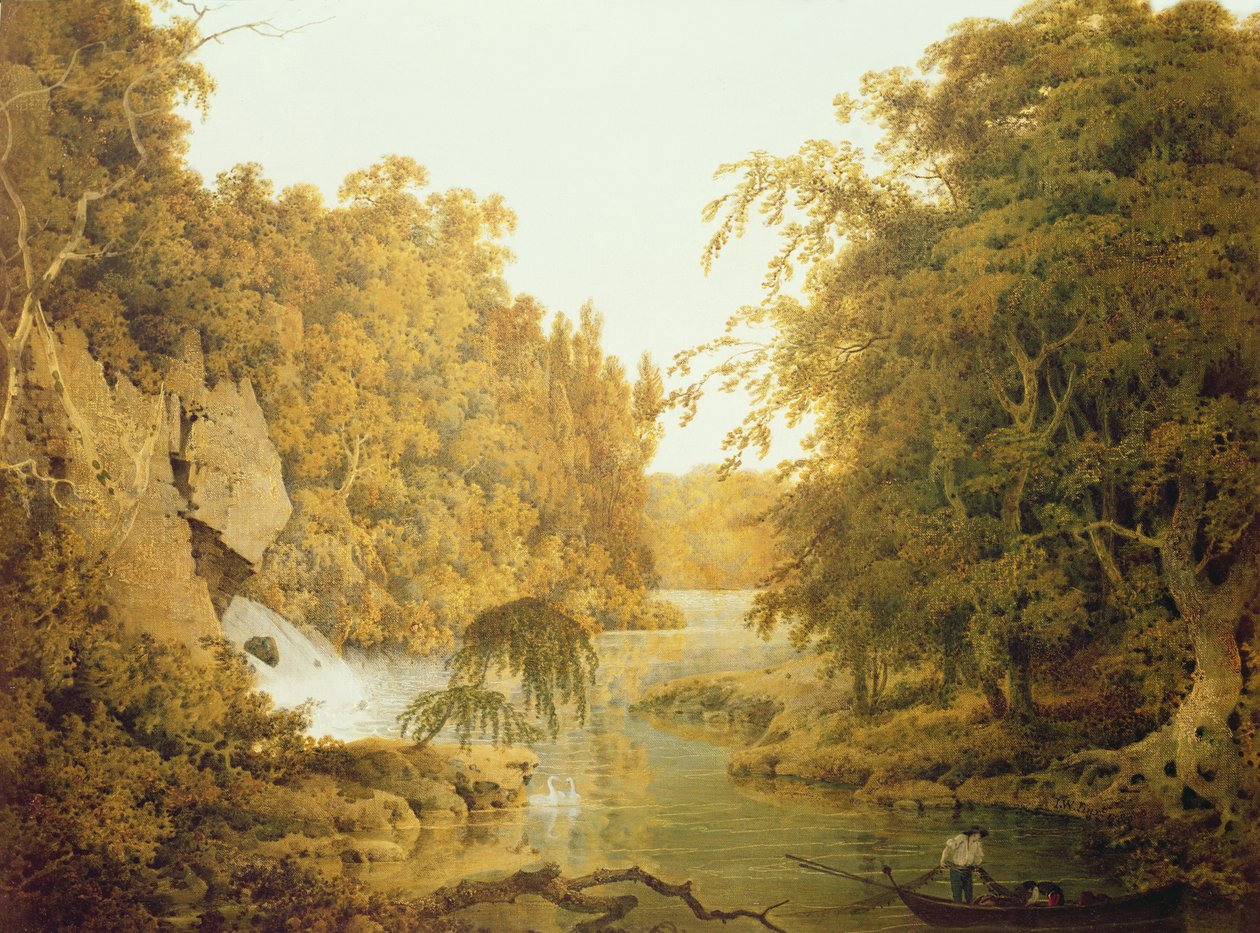 Dovedale, Tepe Bölgesi by Joseph Wright of Derby