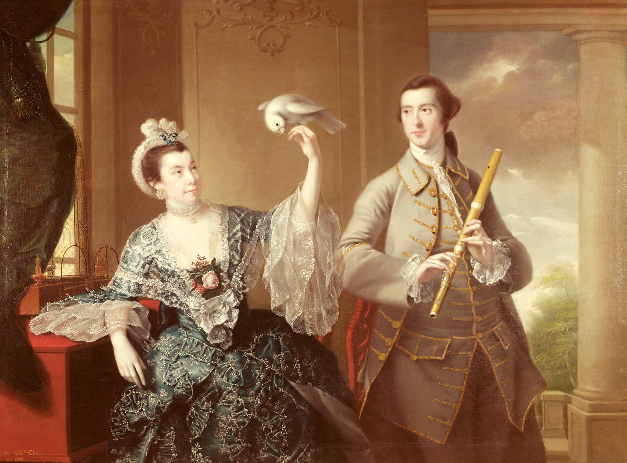 Bay ve Bayan William Chase by Joseph Wright of Derby