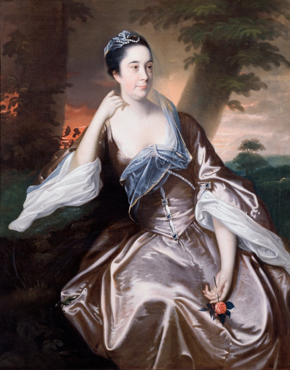 Bayan Lawrence Monck, 1760 by Joseph Wright of Derby