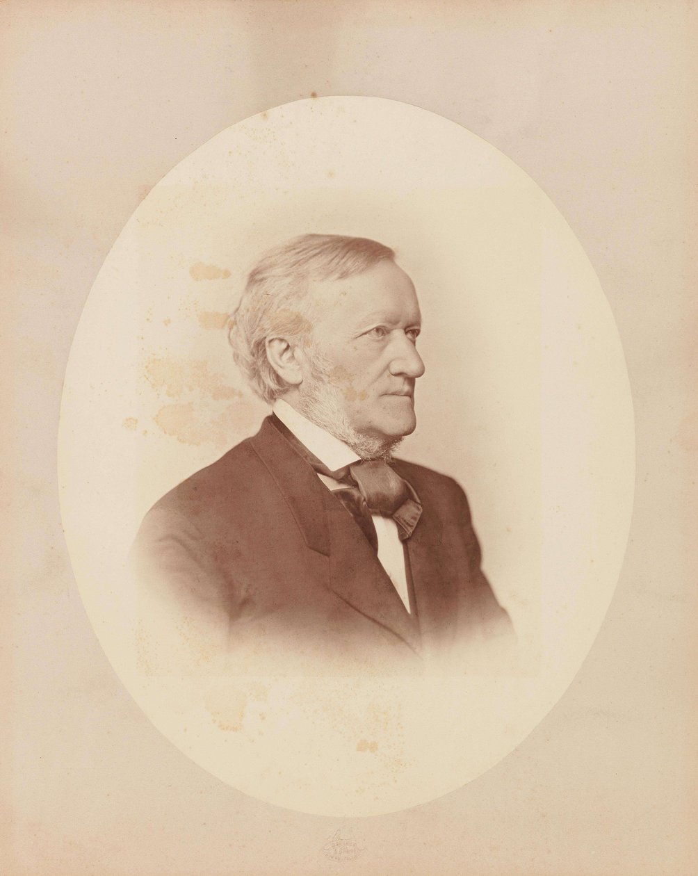 Besteci Richard Wagner'in portresi 1813-1883, c. 1870. by Joseph Albert
