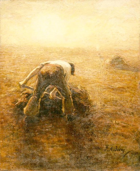 Saha Görevlisi (tuval üzerine yağlı boya) by Joseph Alfred Terry