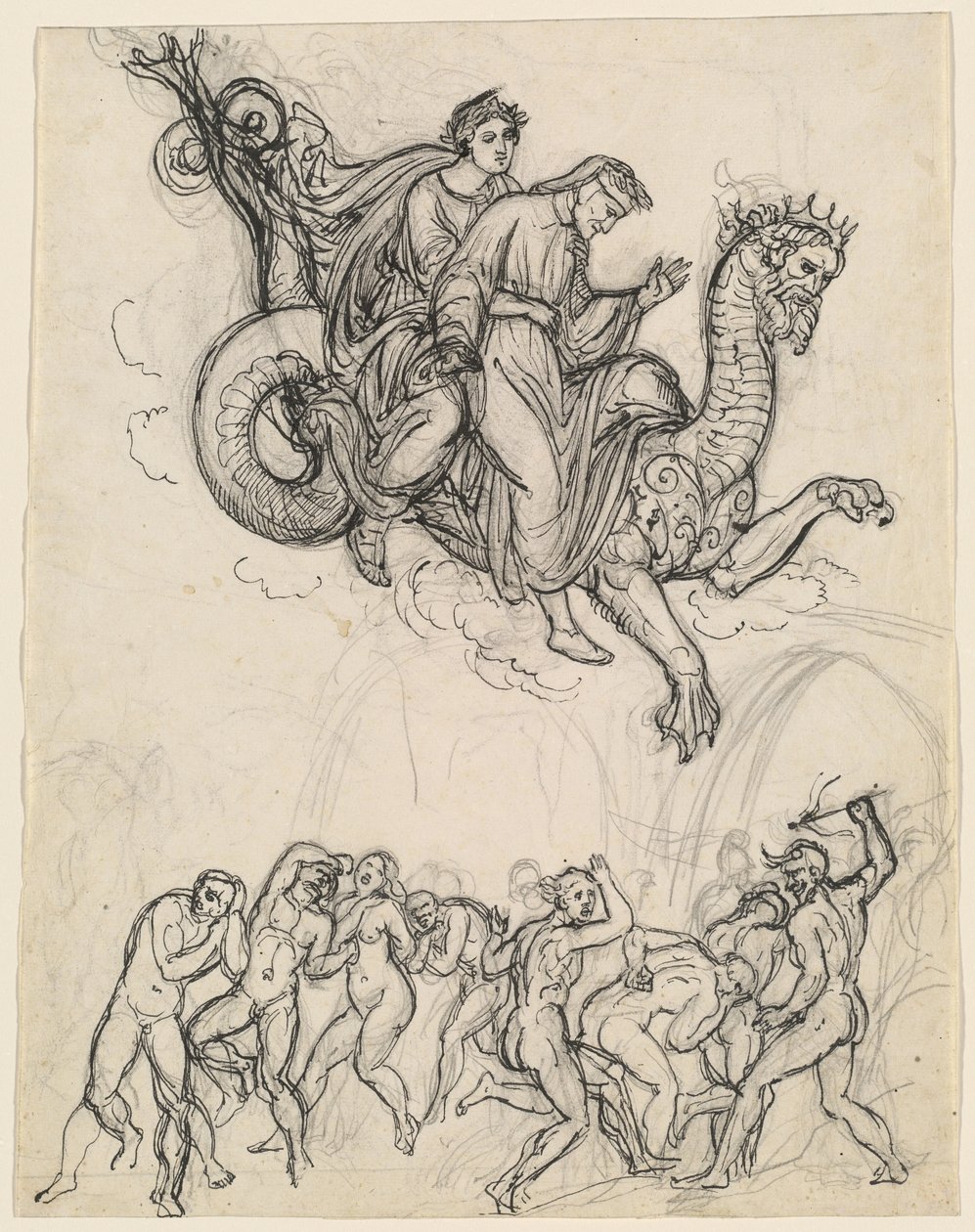 Dante ve Virgil Geryon