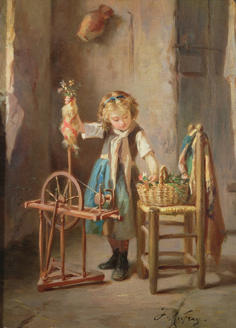 Çıkrık Tarafından (panel) by Joseph Athanase Aufray