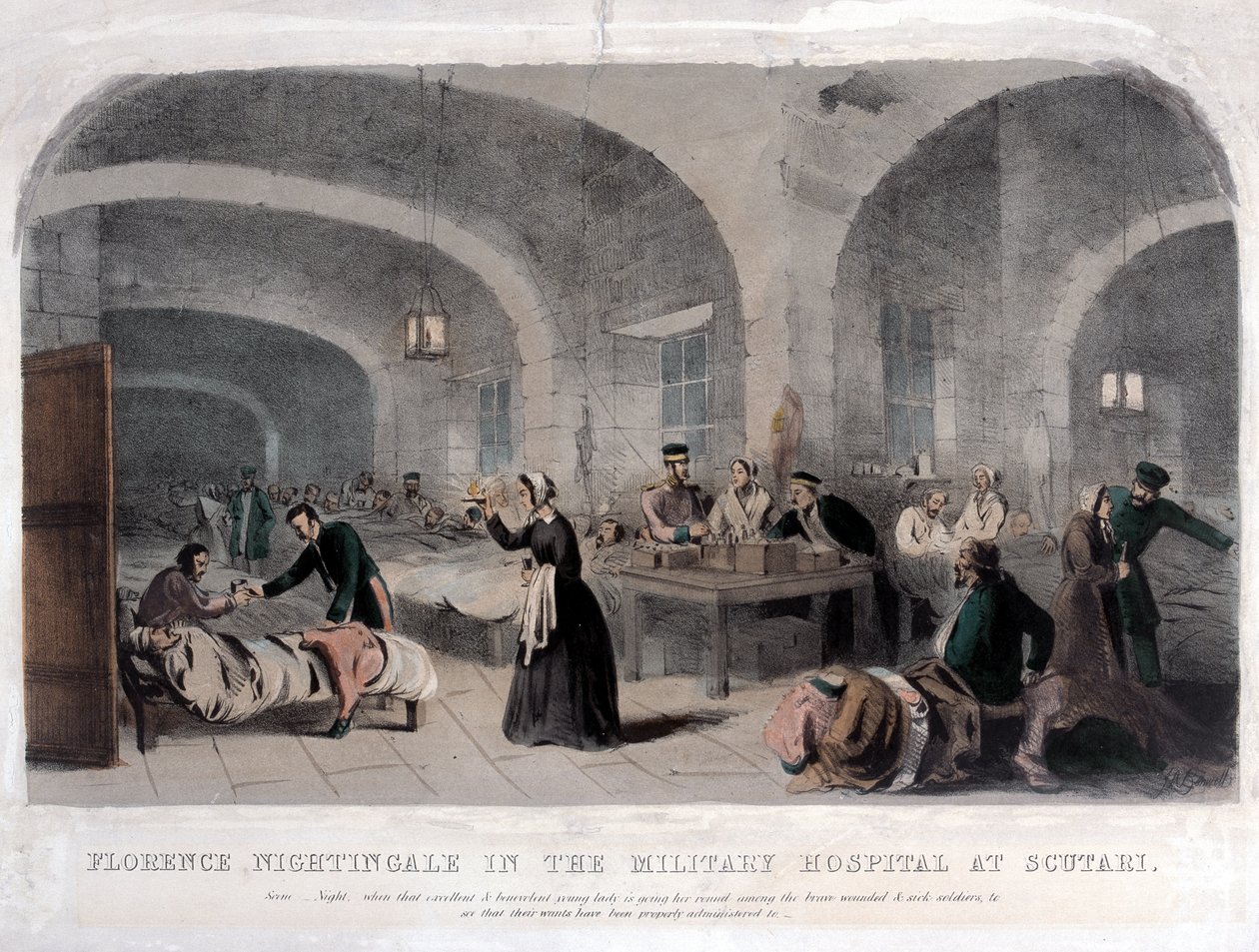 Florence Nightingale (1820-1910) Kırım Savaşı sırasında Üsküdar