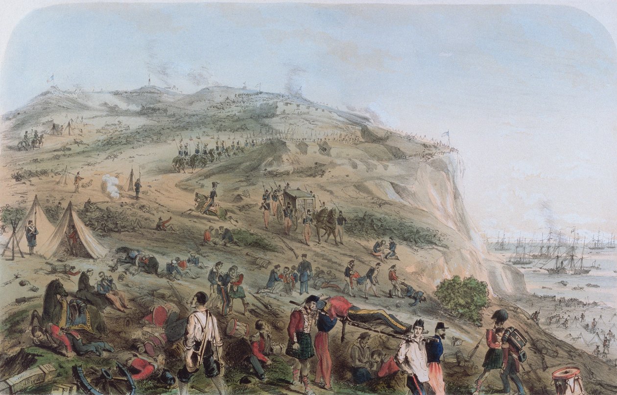 Alma Tepeleri - Savaştan Sonraki Gün by Joseph Austin Benwell