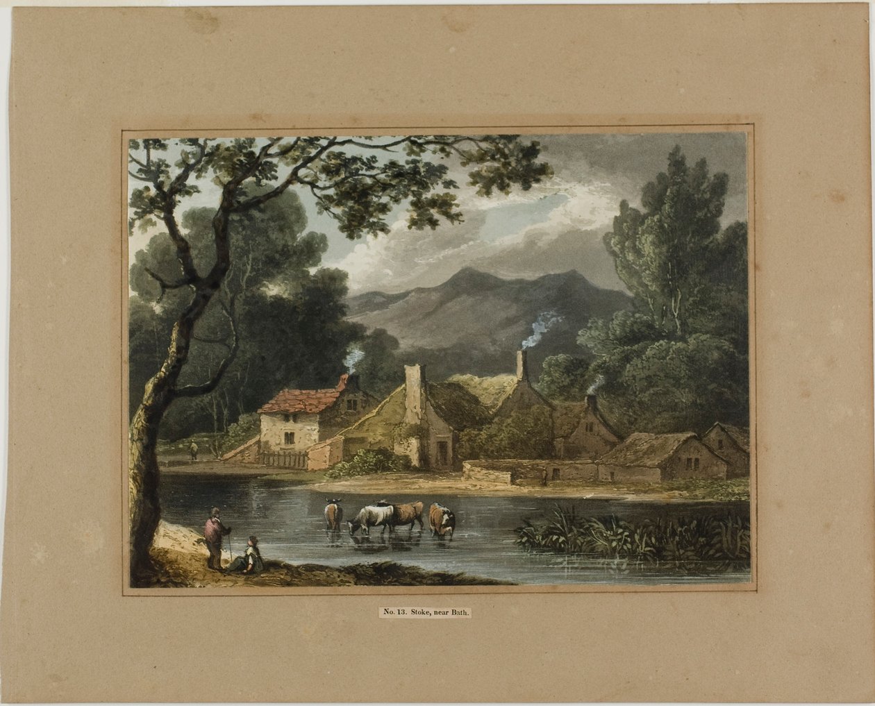 Stoke, Bath yakınlarında by Joseph Barker