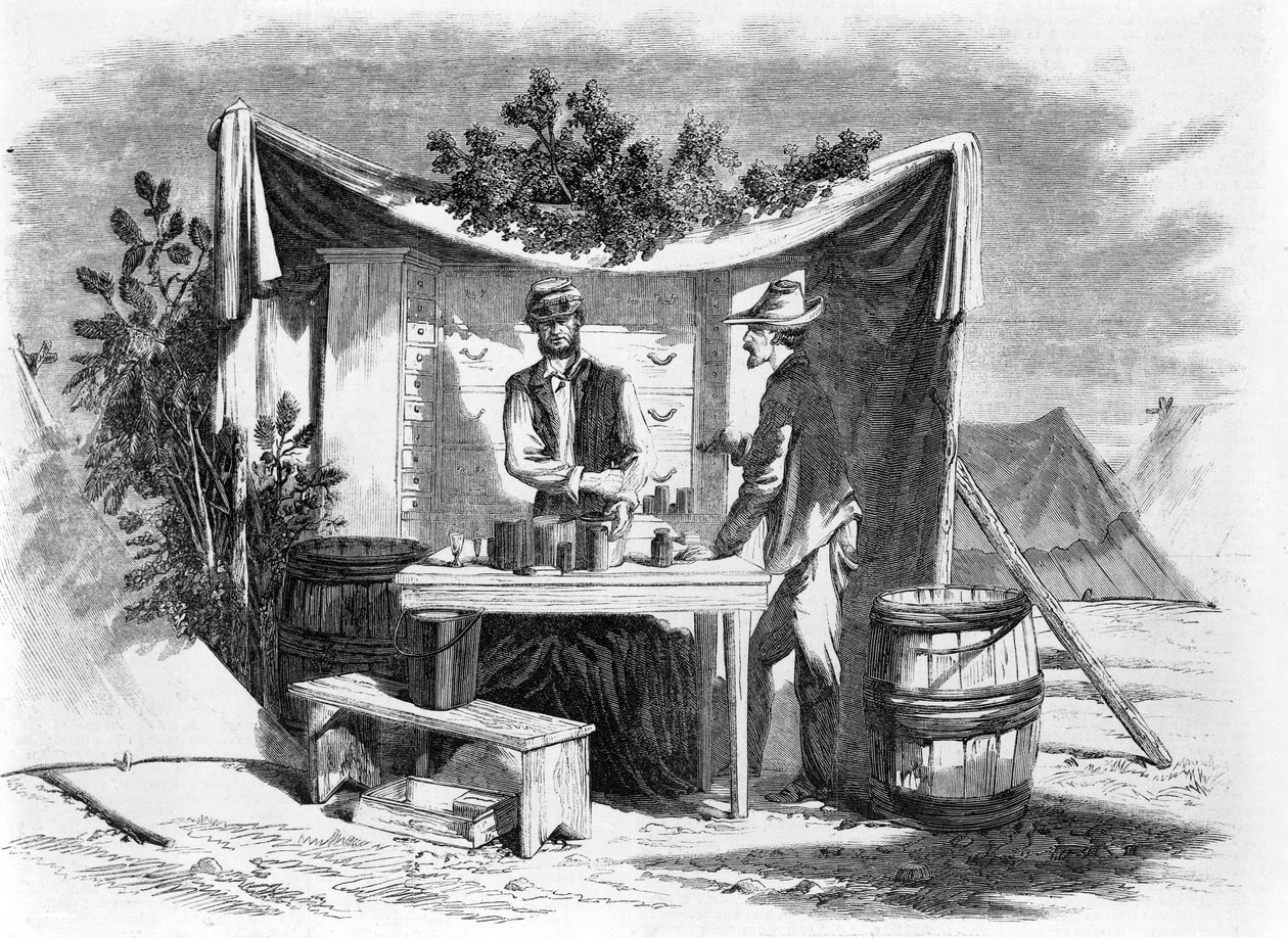 Kamp Sahneleri - Ordu Eczanesi - Hastane Kâhyası, özel sanatçımız Joseph Becker