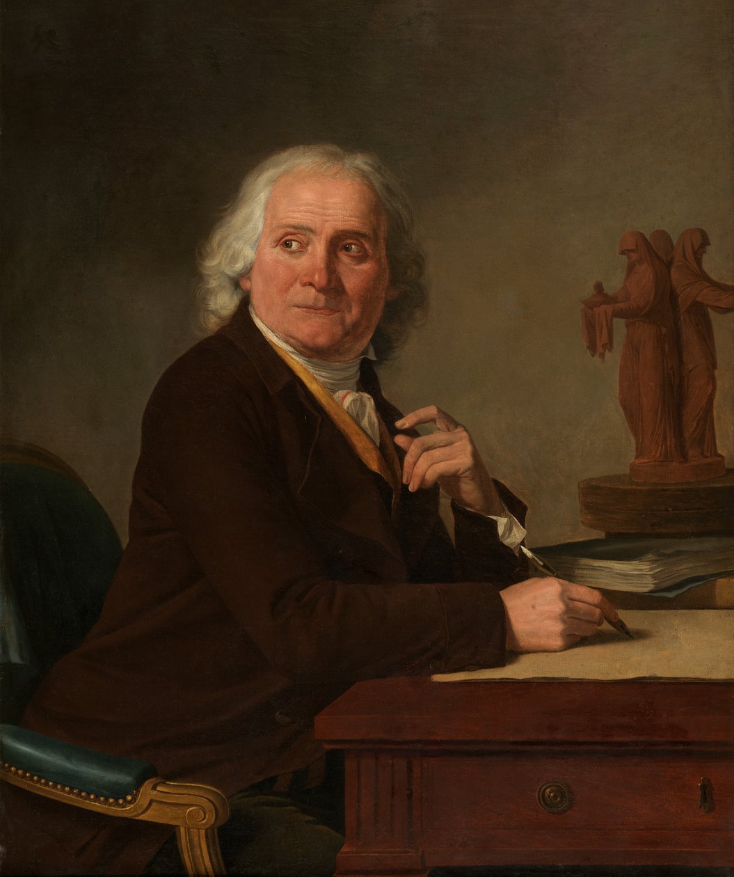 Jean Durameau'nun Portresi (tuval üzerine yağlıboya) by Joseph Benoît Suvée
