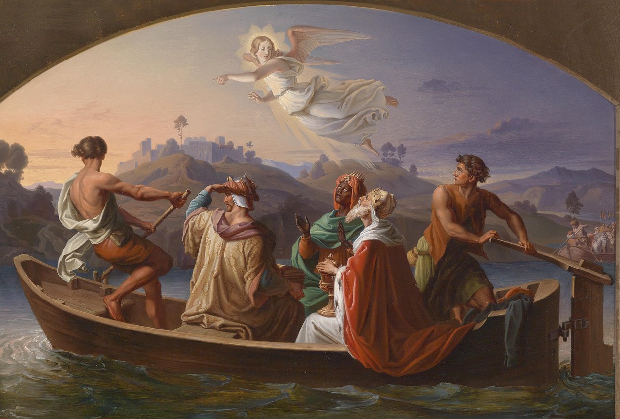 Beytüllahim yolunda üç kral by Joseph Binder
