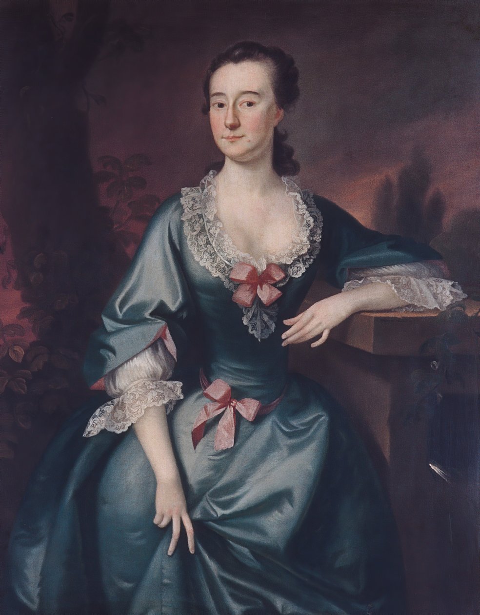 Bayan David Chesebrough, 1754. by Joseph Blackburn