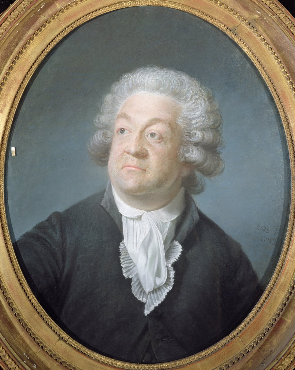 Honore Gabriel Riqueti (1749-91) Mirabeau Kontu, 1789 (kağıt üzerinde pastel) by Joseph Boze