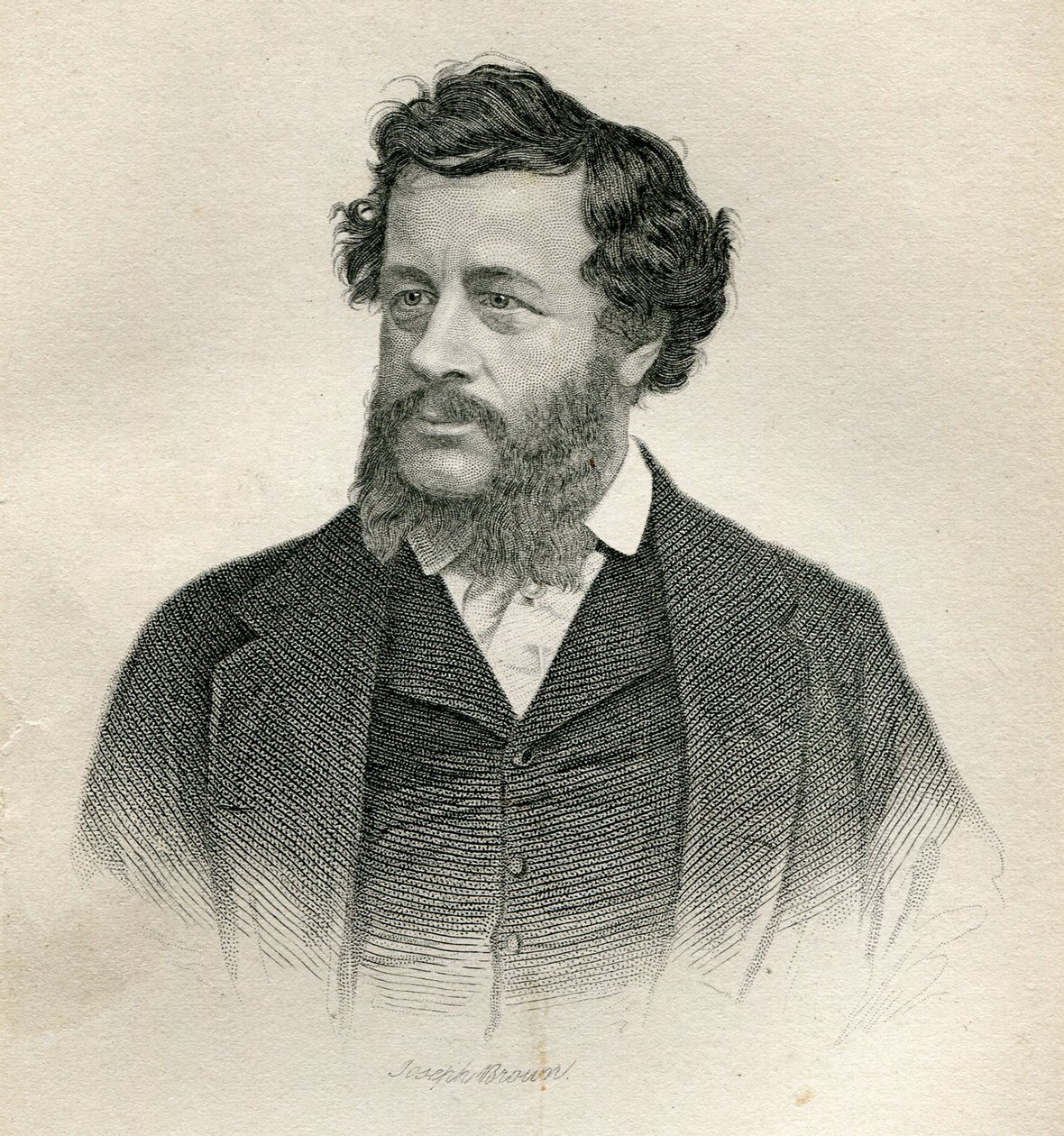 Charles Elme Francatelli, 1861 by Joseph Brown