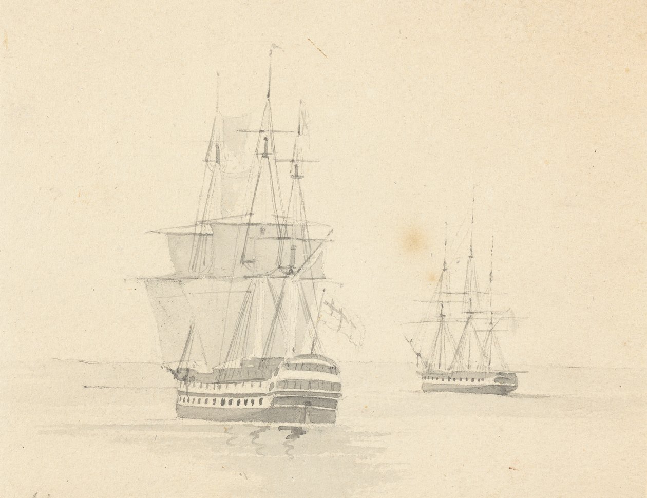 Fırkateyn ve Korvet, Kıç İleri by Joseph Cartwright