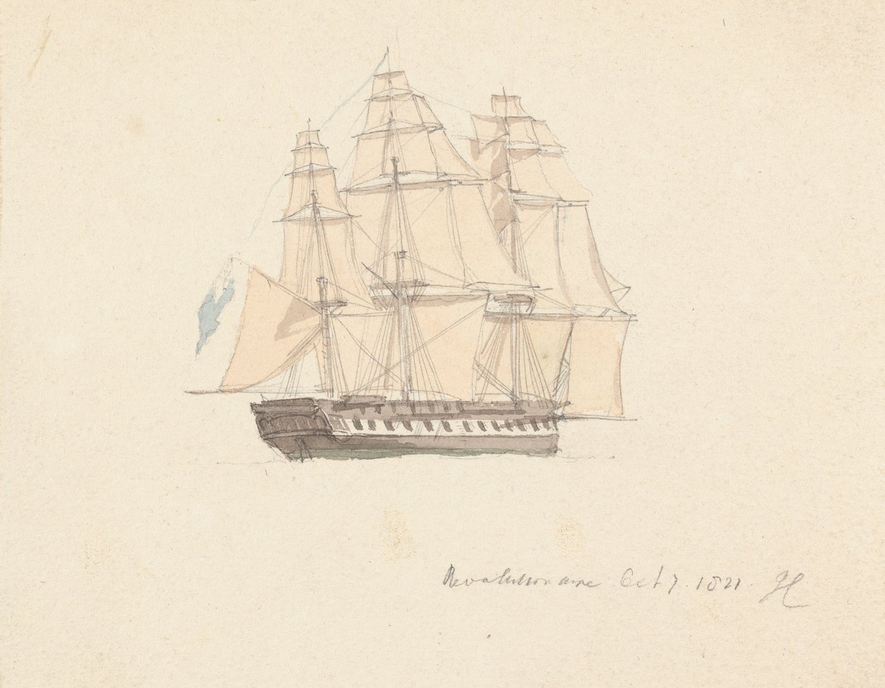 Devrimci 7 Ekim 1821 by Joseph Cartwright