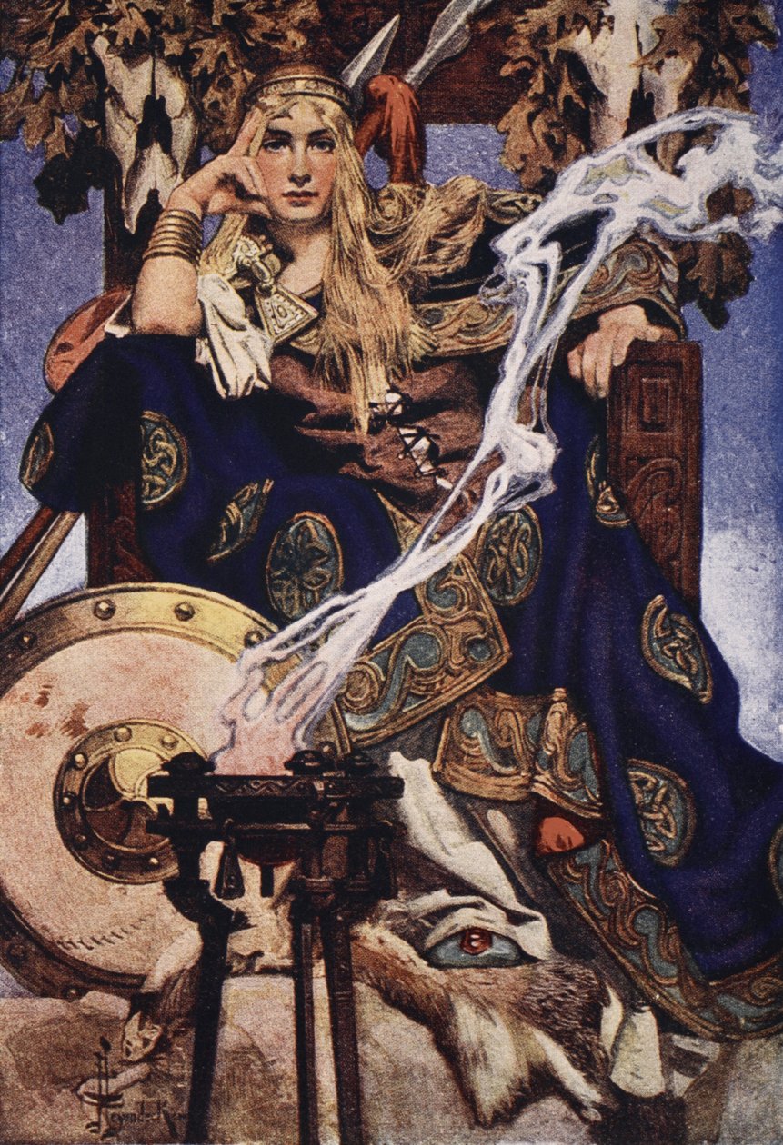Kraliçe Maev, T.W. Rolleston by Joseph Christian Leyendecker