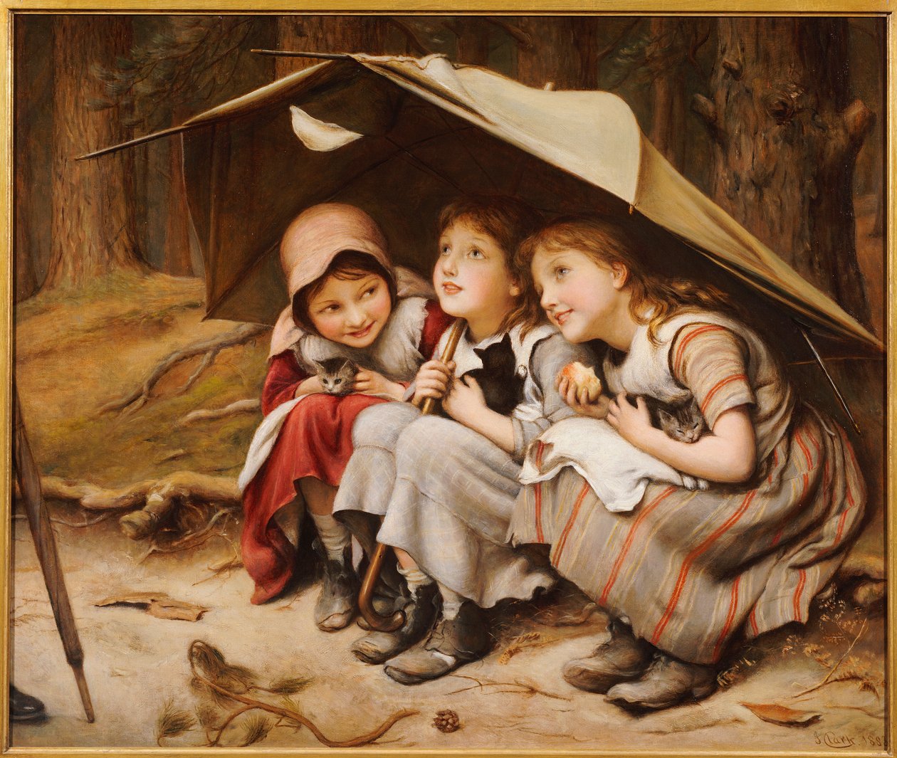 Üç Küçük Kedi, 1883 by Joseph Clark