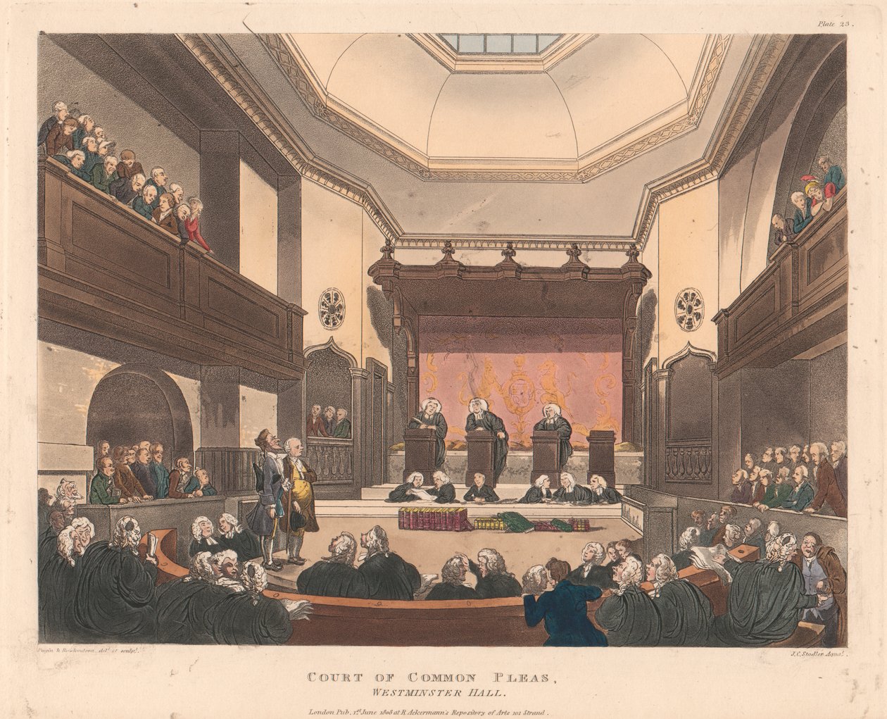 Medeni Hukuk Mahkemesi, Westminster Hall by Joseph Constantine Stadler