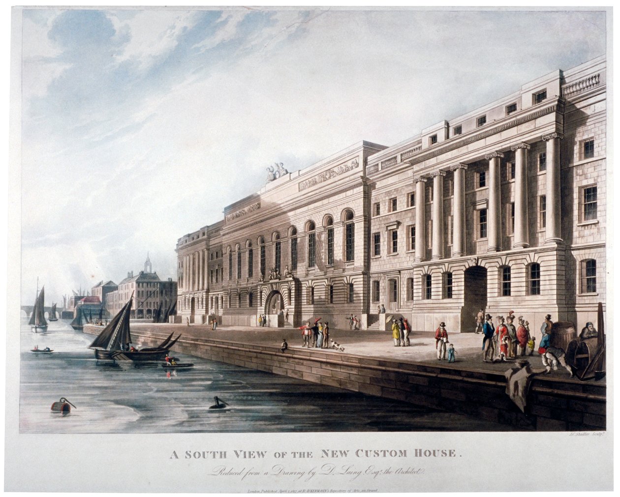 Özel Ev, Londra Şehri, 1817 by Joseph Constantine Stadler