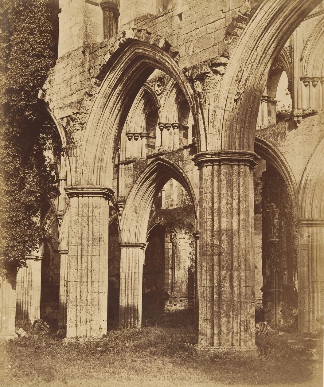 Rievaulx Manastırı. Koroya Bakış, 1850
