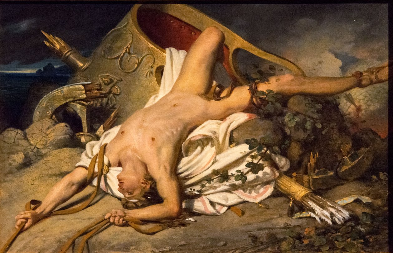 Hippolytus'un Ölümü, 1825. by Joseph Desire Court