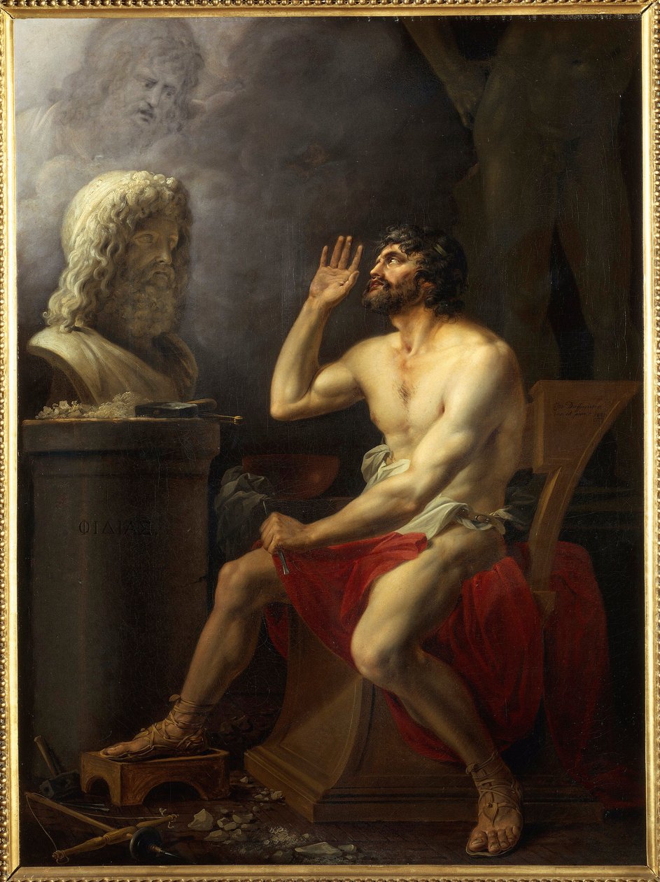 Yunan heykeltıraş Phidias by Joseph Dorffmeister