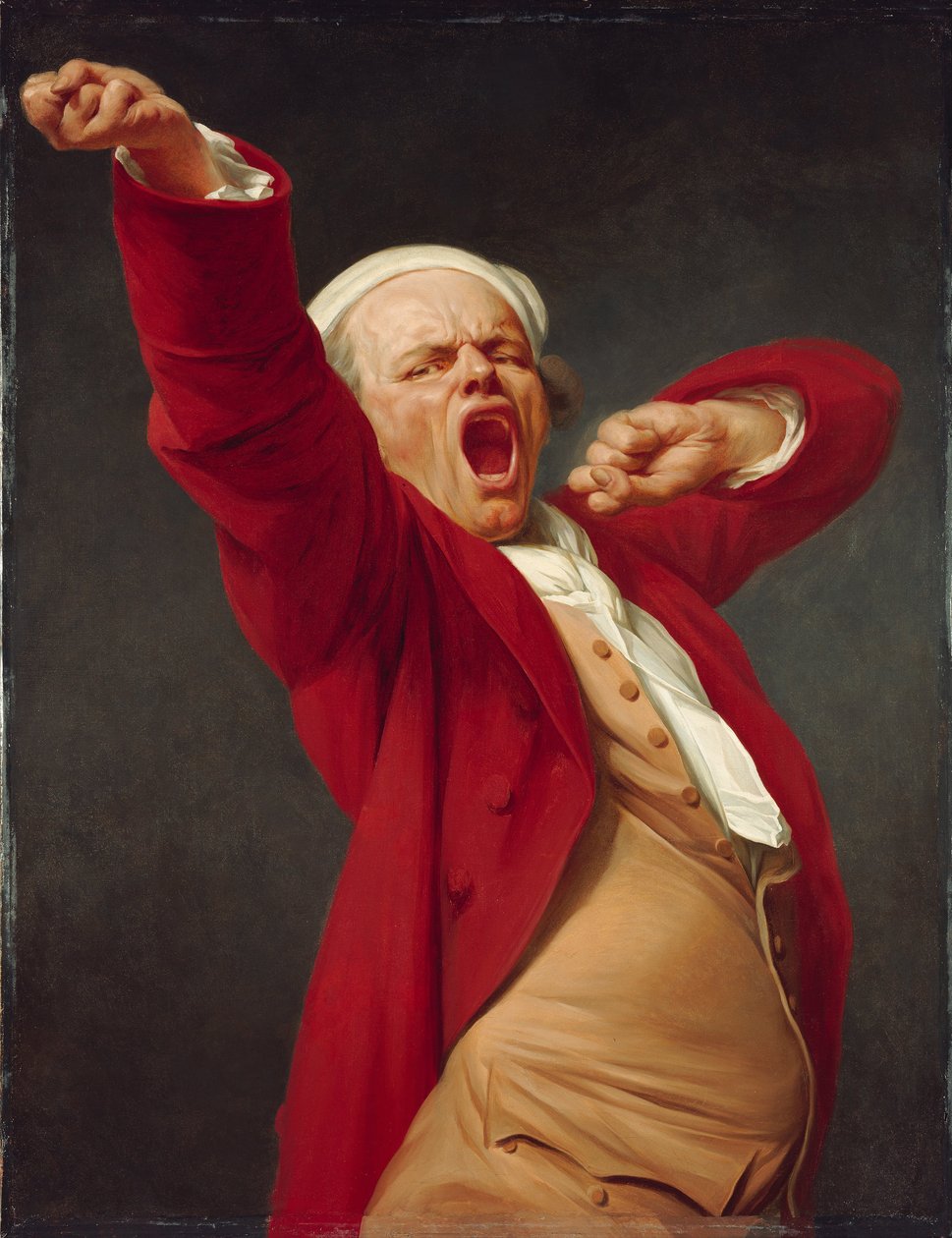 Otoportre, Esneme, yakl. 1783 by Joseph Ducreux