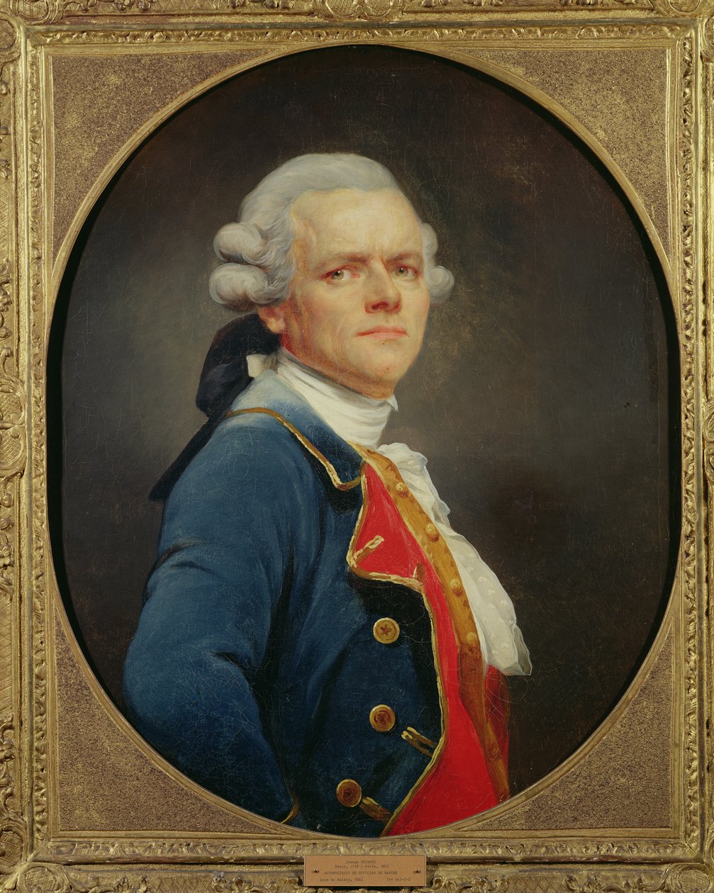 Bir Deniz Subayı Olarak Otoportre by Joseph Ducreux