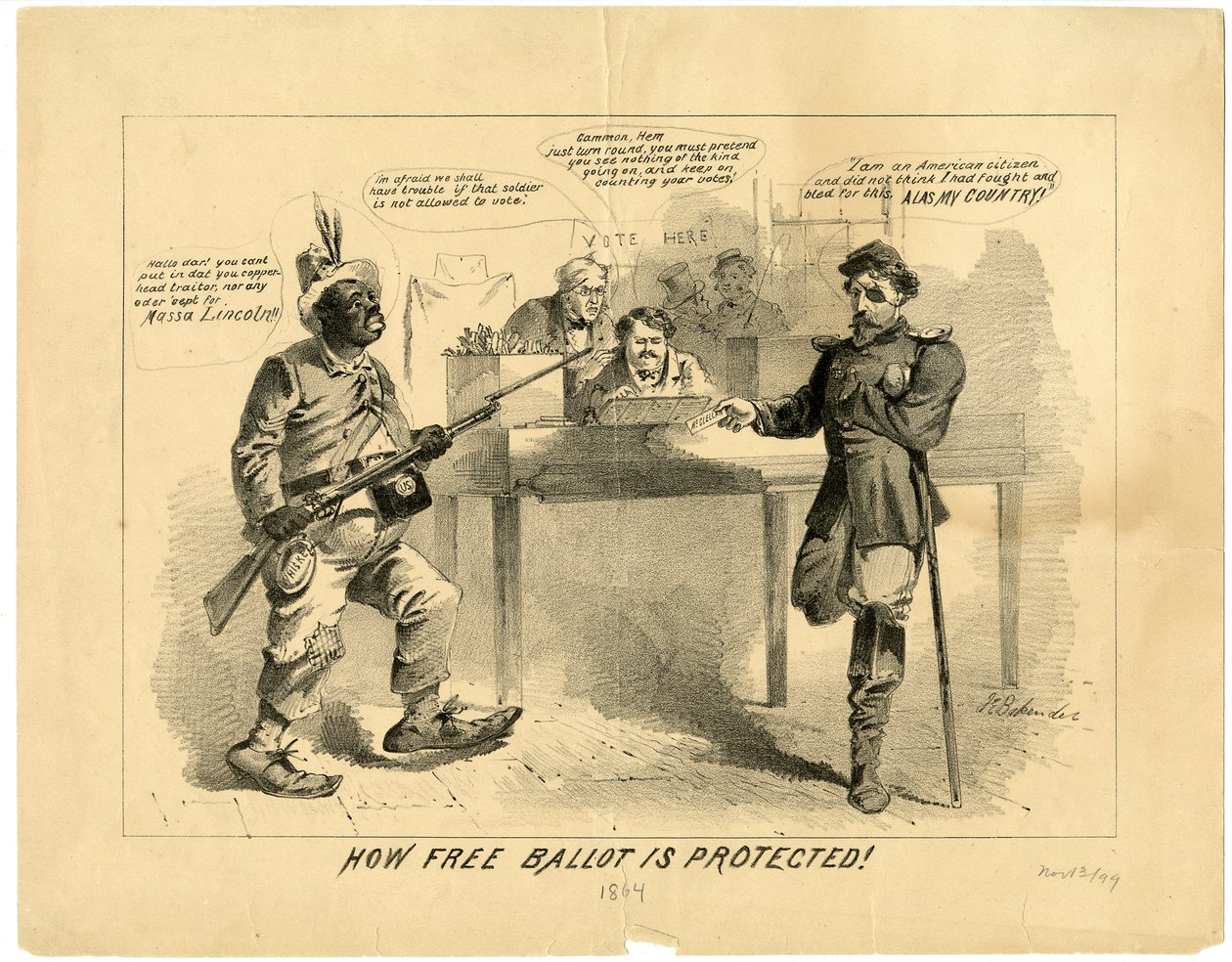 Serbest Oy Nasıl Korunur, 1864 by Joseph E. Baker