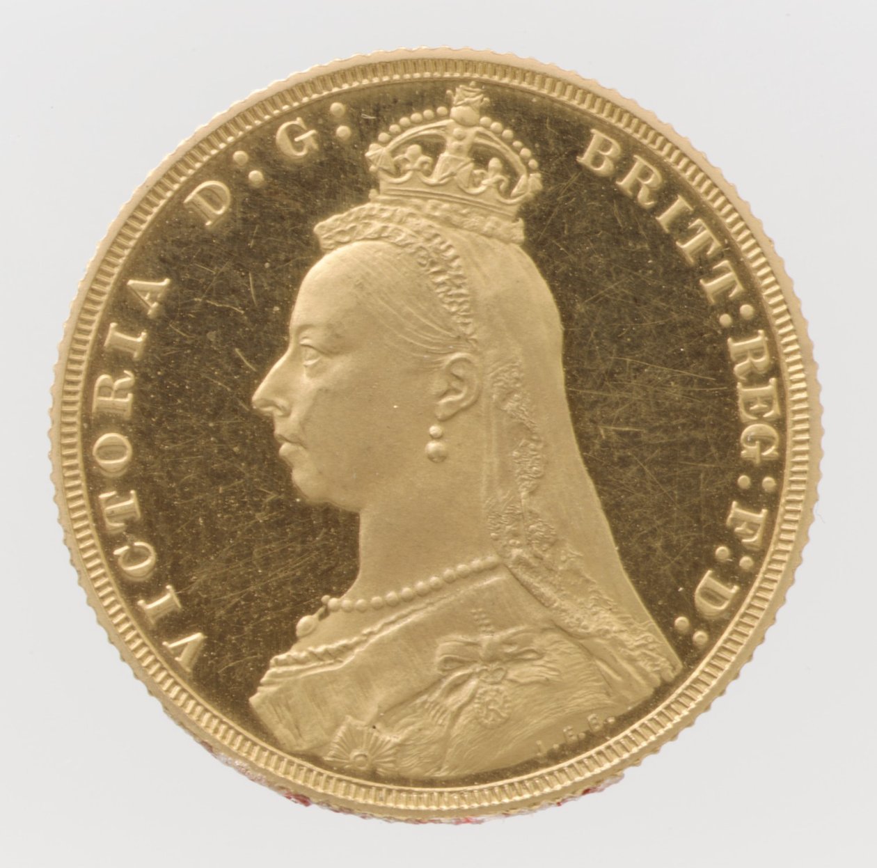 Kraliçe Victoria Jubilee Baş kanıtlı egemen, 1887. by Joseph Edgar Boehm