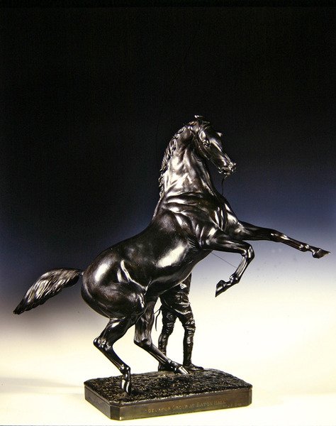 Yetiştirme Safkan ve Damat (bronz) by Joseph Edgar Boehm