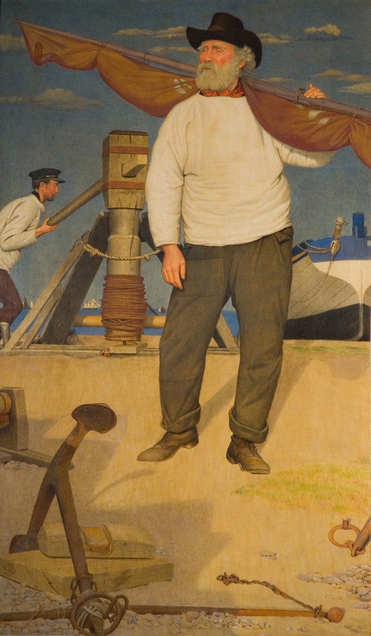 Yelkenli Balıkçı, 1907. by Joseph Edward Southall