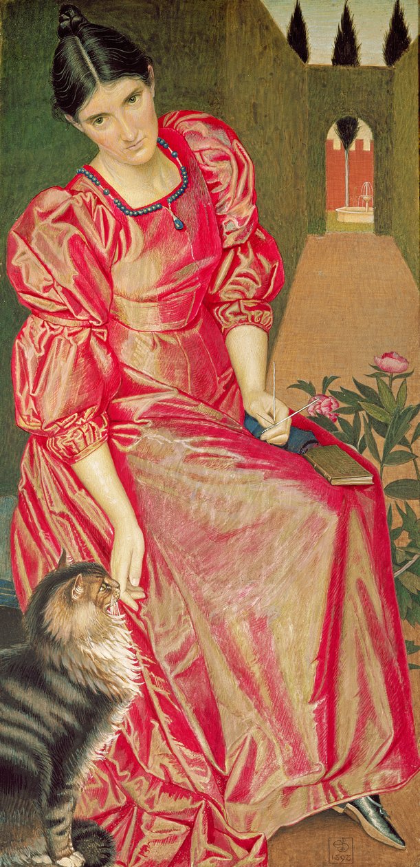 Kapalı Bahçe, 1898 (wc) by Joseph Edward Southall