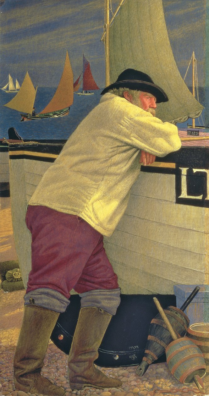 Yaşlı Balıkçı by Joseph Edward Southall