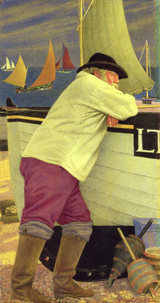 Yaşlı Balıkçı by Joseph Edward Southall