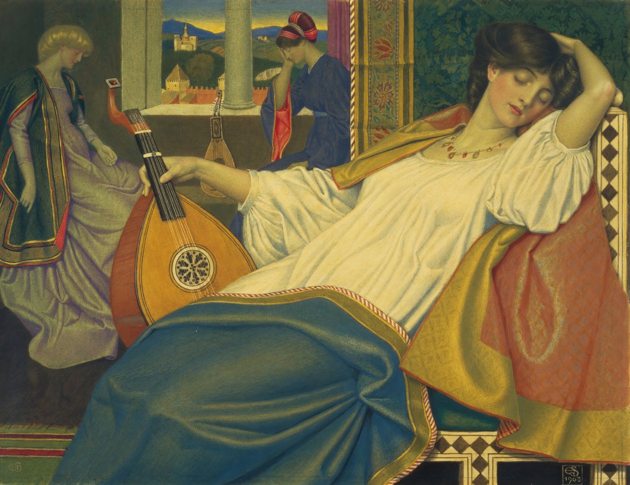 Uyuyan Güzel, 1903. by Joseph Edward Southall