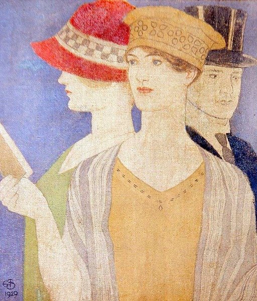 Sergi Ziyaretçileri by Joseph Edward Southall
