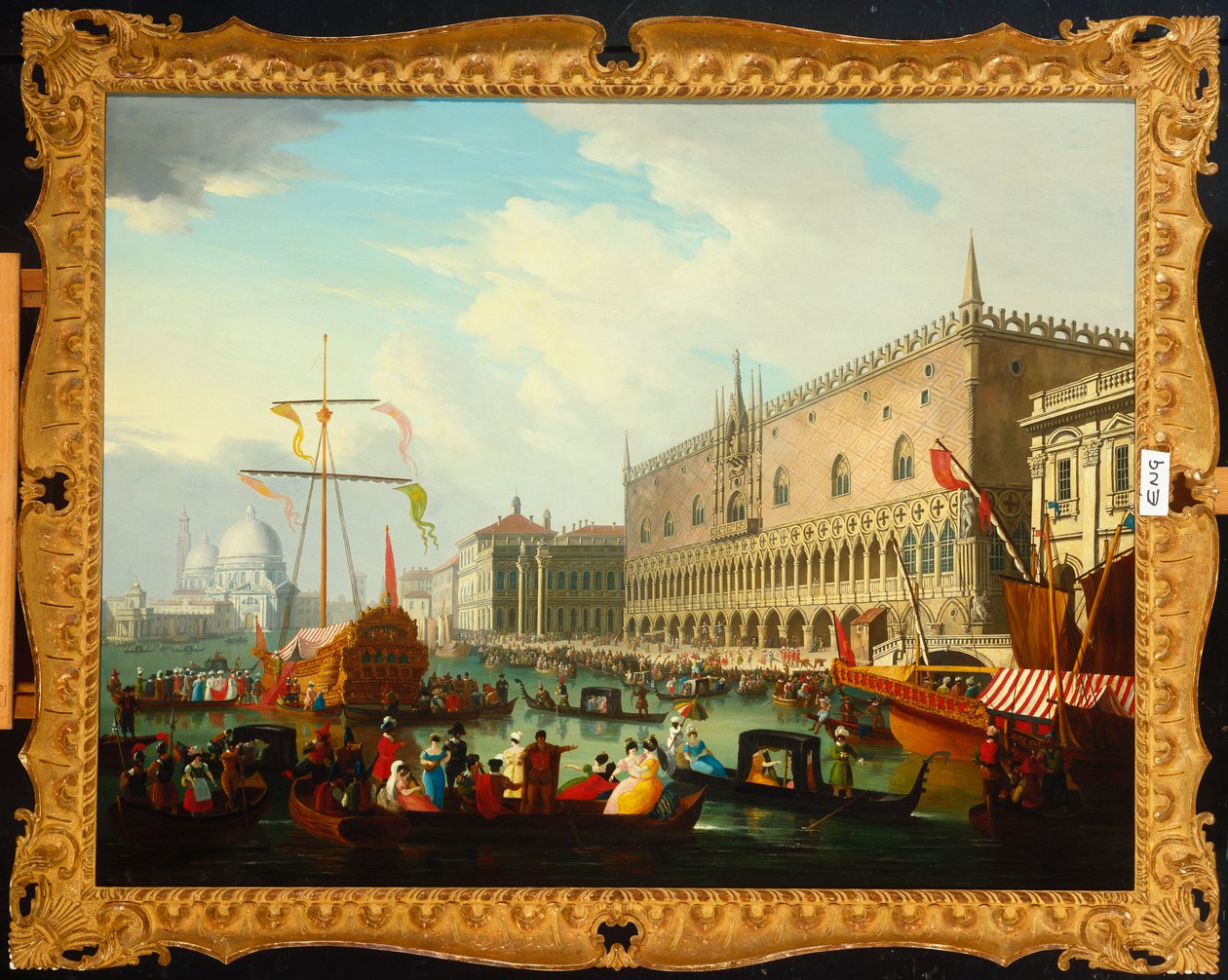 Bacino di San Marco, Venedik, Karnaval ile by Joseph F. Ellis