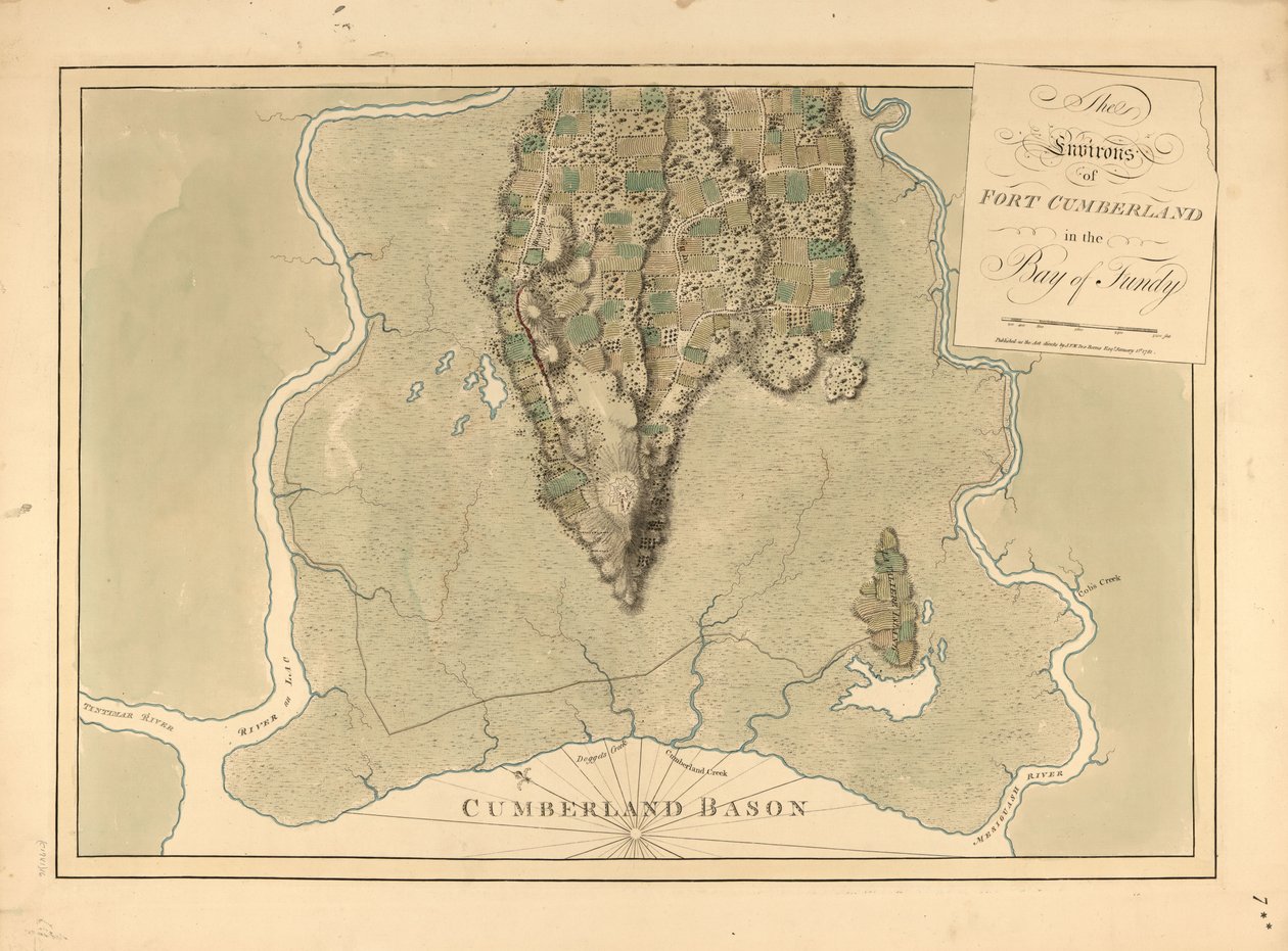 Büyük Britanya Kraliyet Donanması kullanımı için yayınlanan Atlantik Neptün, by Joseph F. W. Des Barres
