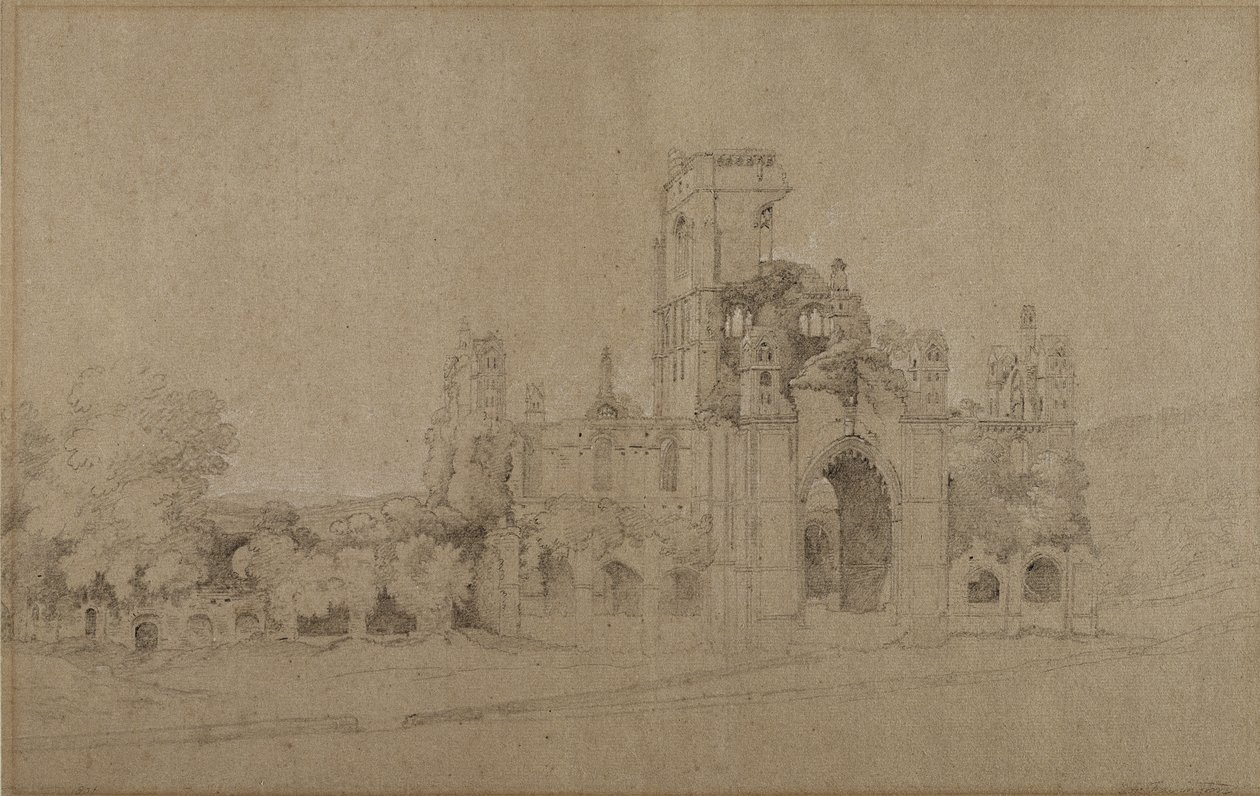 Kirkstall Manastırı by Joseph Farington