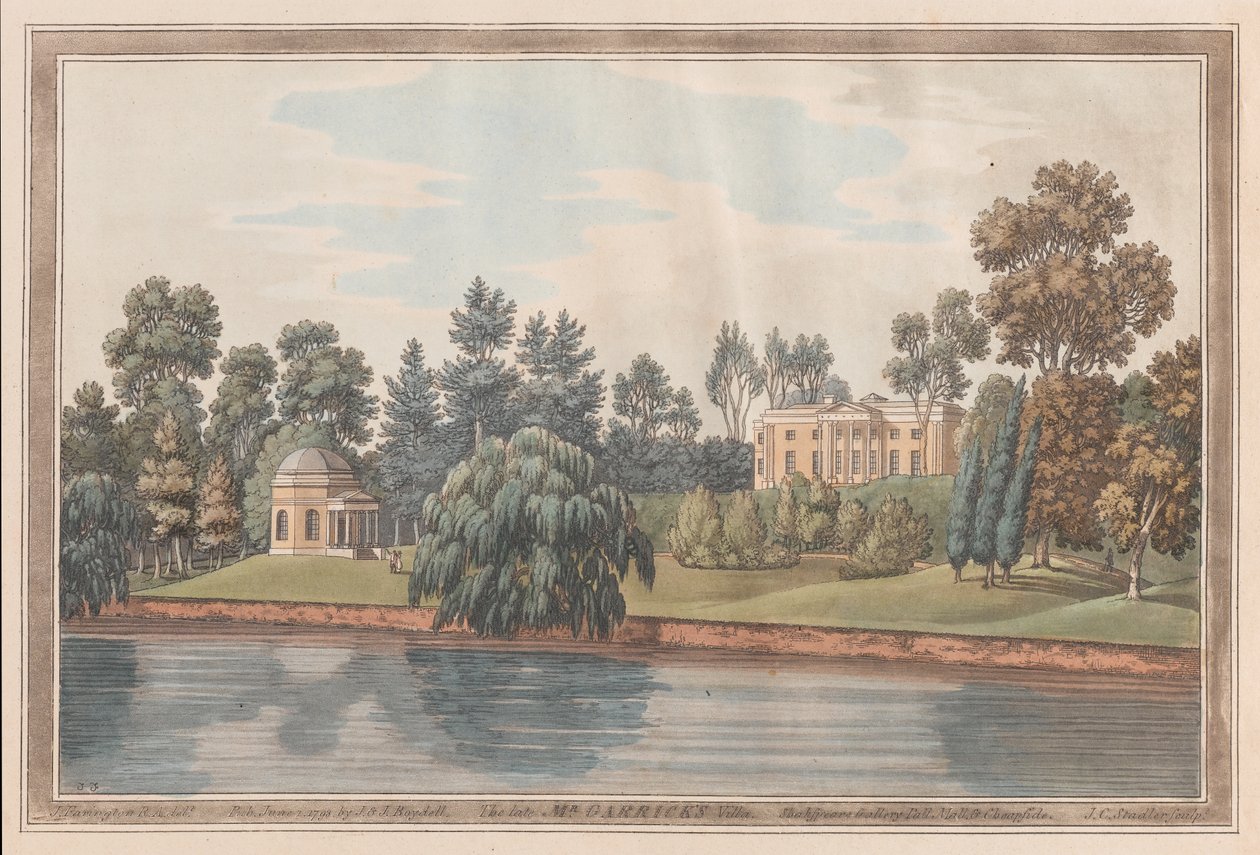 Merhum Bay Garrick'in Villası by Joseph Farington