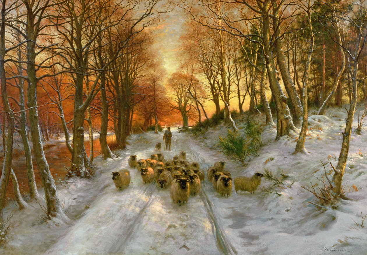 Akşam Saatlerinin Renkleriyle Parladı by Joseph Farquharson