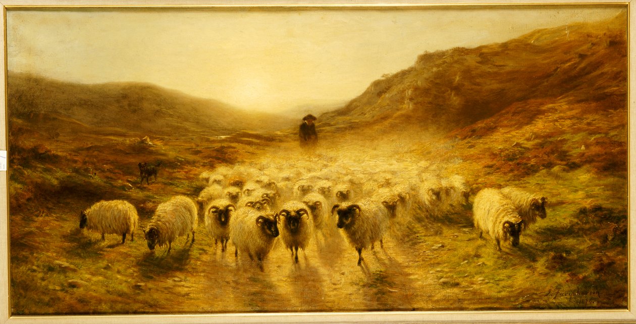 Tepelerden Ayrılırken, 1874 by Joseph Farquharson