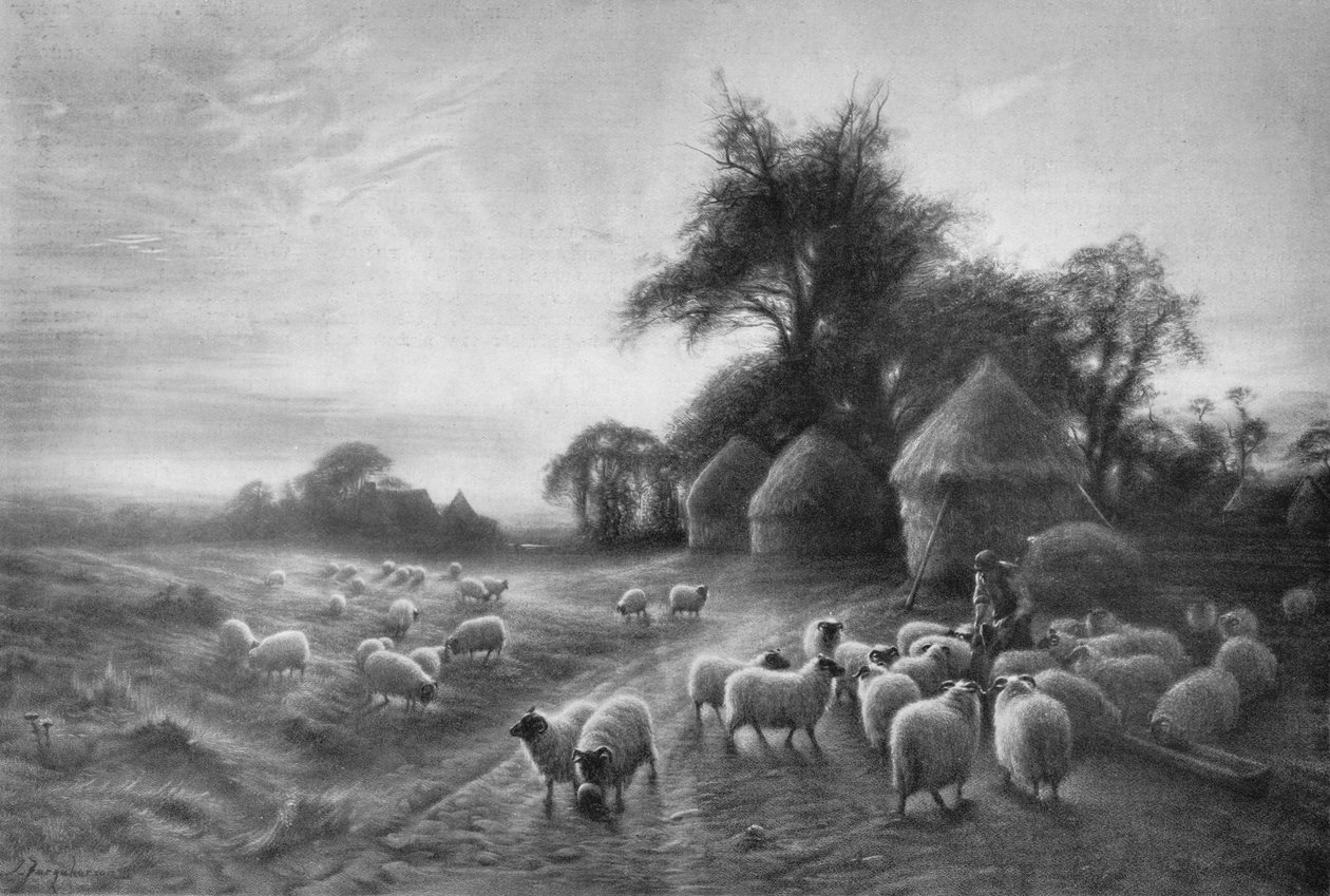 Koyun Besleme, c1890, 1911 by Joseph Farquharson