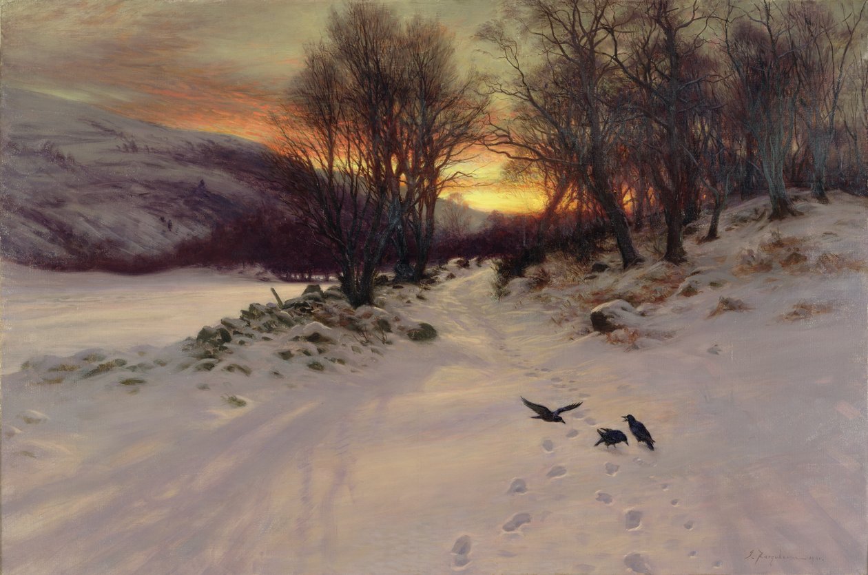 Akşam Parladığında Batı by Joseph Farquharson
