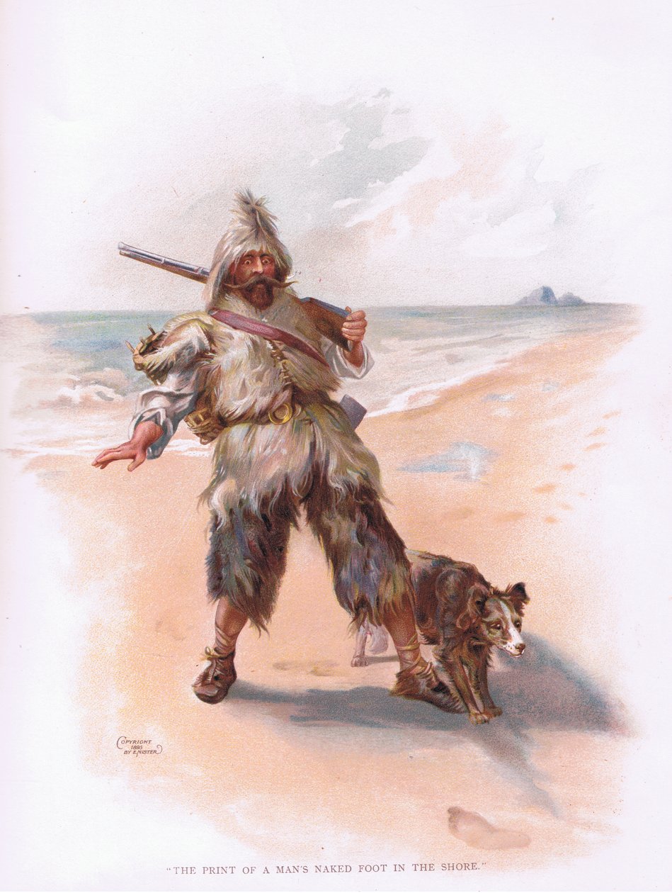 The print of a man