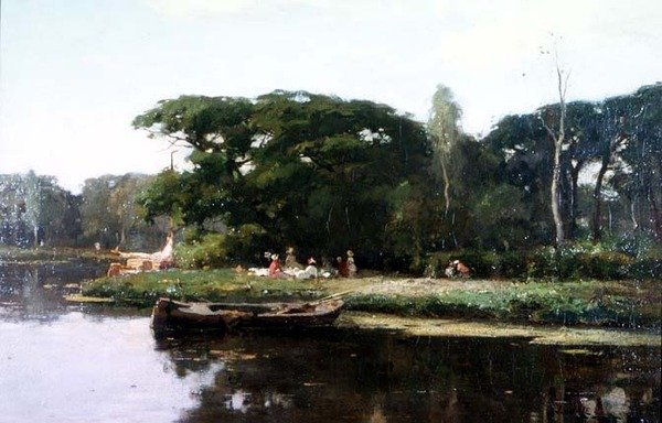 Bir Yaz Pikniği by Joseph Gerardus van Jole